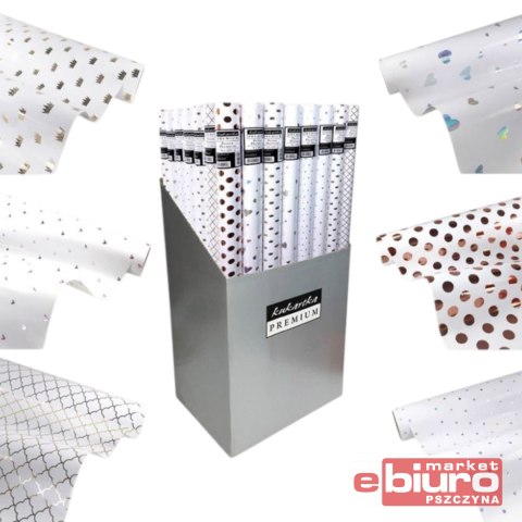 PAPIER OZDOBNY PO-003 SERIA BIAŁA 70x200 PASSION