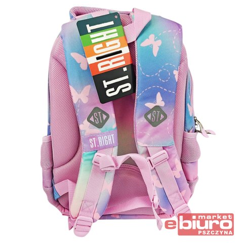 PLECAK 3-KOM. STRIGHT BP-26 PPINK BUTTERFLIES MAJE