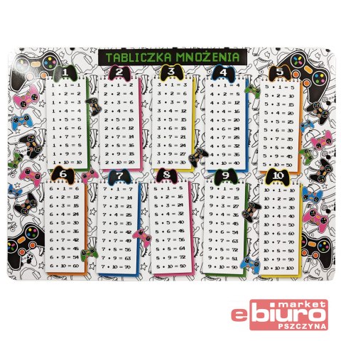 PODKŁAD B3 TABLICZKA MNOŻENIA PAD HENRY