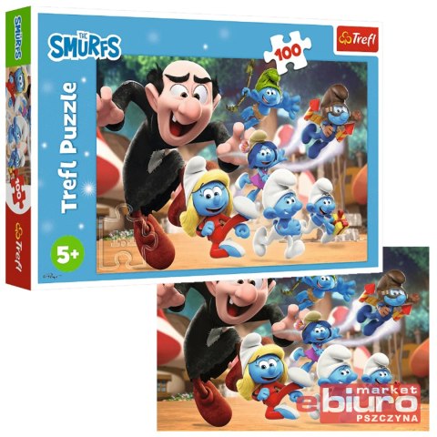 PUZZLE 100 NAUKI PAY SMERFA 16481 TREFL