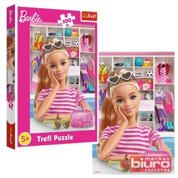 PUZZLE 100 POZNAJ BARBIE 16458 TREFL
