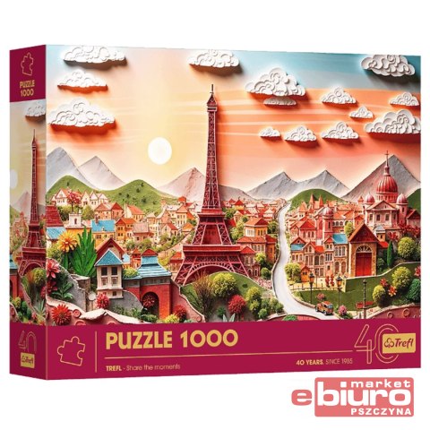 PUZZLE 1000 JUBILEUSZ PARYŻ TREFL