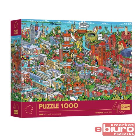 PUZZLE 1000 JUBILEUSZ TRÓJMIASTO TREFL