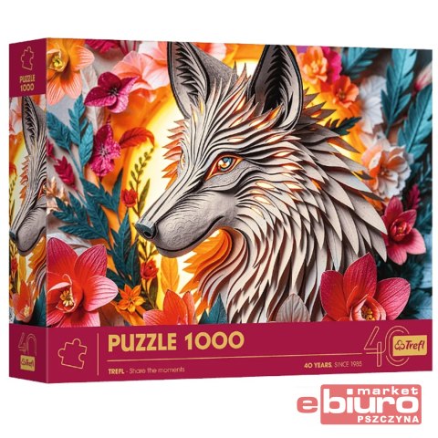 PUZZLE 1000 JUBILEUSZ WILK TREFL