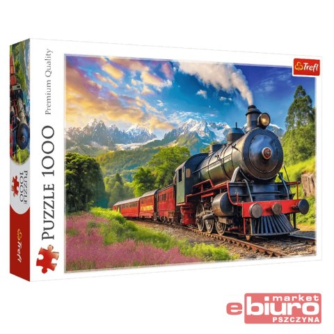 PUZZLE 1000 PODRÓŻ POCIĄGIEM TREFL