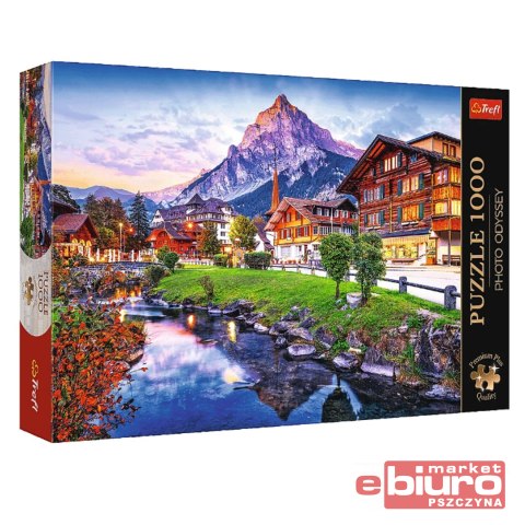 PUZZLE 1000 PREMIUM PLUS ALPEJSKIE MIASTECZKO TREF