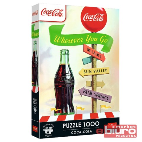 PUZZLE 1000 PREMIUM PLUS COCA COLA GDZIEKOLWIEK ZM