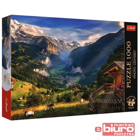 PUZZLE 1000 PREMIUM PLUS LAUTERBRUNNEN VALLEY TREF