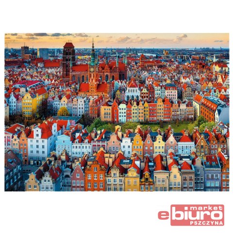 PUZZLE 1000 PREMIUM PLUS WIDOK NA GDAŃSK POLSKA TREFL