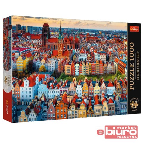 PUZZLE 1000 PREMIUM PLUS WIDOK NA GDAŃSK POLSKA TREFL