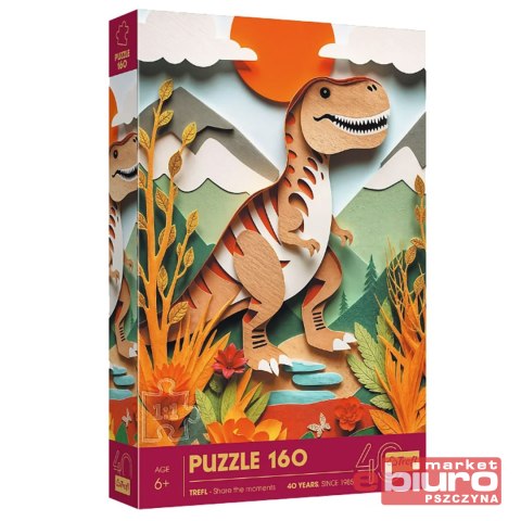 PUZZLE 160 40-LECIE DINOZAUR TREFL