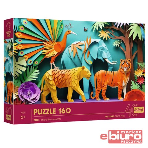 PUZZLE 160 40-LECIE DŻUNGLA TREFL