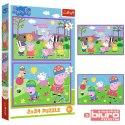 PUZZLE 2X24 PEPPA NA PLACU ZABAW TREFL
