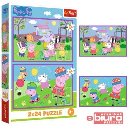 PUZZLE 2X24 PEPPA NA PLACU ZABAW TREFL