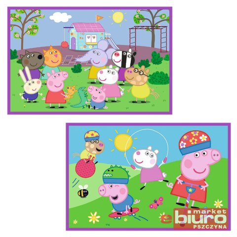 PUZZLE 2X24 PEPPA NA PLACU ZABAW TREFL
