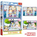 PUZZLE 2X24 ZABAWNA BLUEY 34446 TREFL