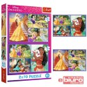 PUZZLE 2X70 BAJKOWE DNI DISNEY PRINCESS TREFL