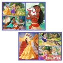 PUZZLE 2X70 BAJKOWE DNI DISNEY PRINCESS TREFL