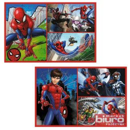PUZZLE 2X70 PAJĘCZE HISTORIE MARVEL SPIDERMAN TREF