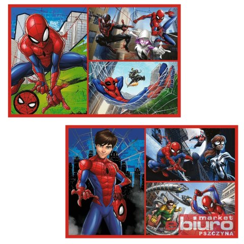 PUZZLE 2X70 PAJĘCZE HISTORIE MARVEL SPIDERMAN TREF