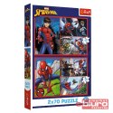 PUZZLE 2X70 PAJĘCZE HISTORIE MARVEL SPIDERMAN TREF