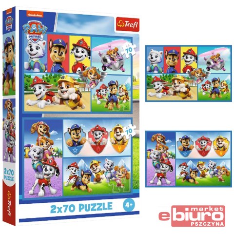 PUZZLE 2X70 PSI PATROL RZĄDZI TREFL