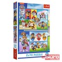 PUZZLE 2X70 PSI PATROL RZĄDZI TREFL