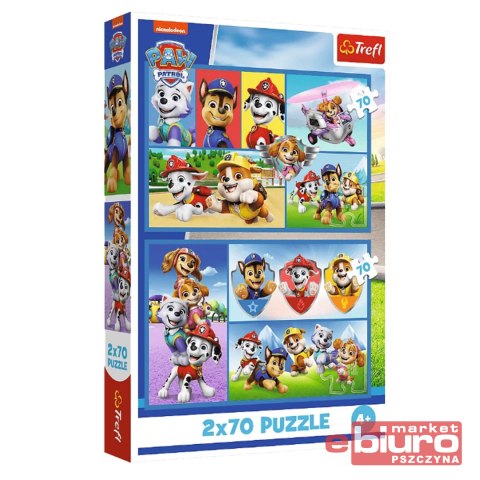 PUZZLE 2X70 PSI PATROL RZĄDZI TREFL