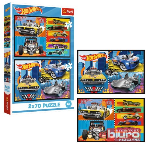 PUZZLE 2X70 SAMOCHODZIKI TREFL