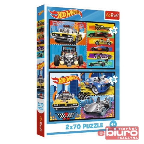 PUZZLE 2X70 SAMOCHODZIKI TREFL