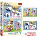 PUZZLE 2X70 ZE STITCHEM NIE MA NUDY TREFL