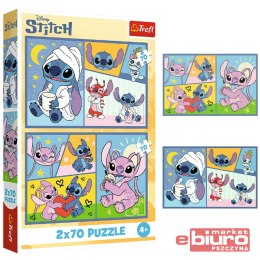 PUZZLE 2X70 ZE STITCHEM NIE MA NUDY TREFL