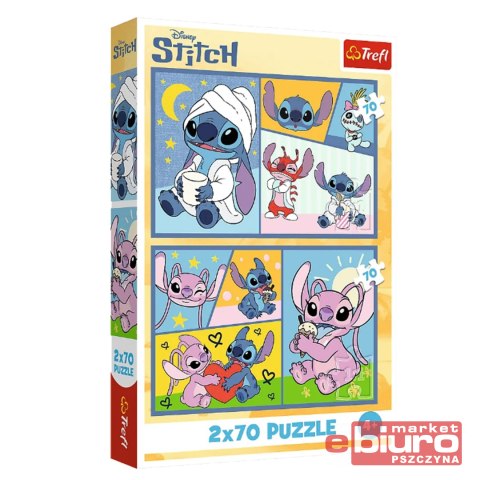 PUZZLE 2X70 ZE STITCHEM NIE MA NUDY TREFL