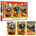 PUZZLE 3X50 EKIPA Z REMIZY STRAŻAK SAM TREFL