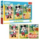 PUZZLE 3X50 MYSZKI NA WAKACJACH TREFL