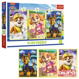 PUZZLE 3X50 NASZE PIESKI PAW PATROL TREFL