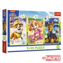 PUZZLE 3X50 NASZE PIESKI PAW PATROL TREFL