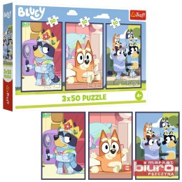 PUZZLE 3X50 RODZINA BLUEY 34890 TREFL