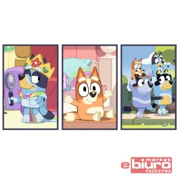 PUZZLE 3X50 RODZINA BLUEY 34890 TREFL