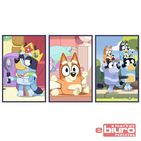 PUZZLE 3X50 RODZINA BLUEY 34890 TREFL