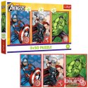 PUZZLE 3X50 TWÓJ BOHATER MARVEL THE AVENDERS TREF