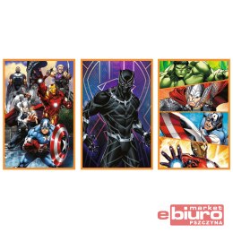 PUZZLE 3X80 DNI PEŁNE AKCJI MARVEL THE AVENGERS