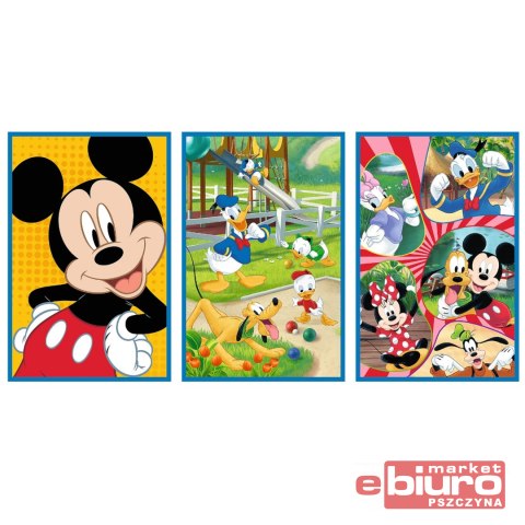 PUZZLE 3X80 EKIPA MYSZKI MIKI TREFL