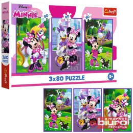 PUZZLE 3X80 MINNIE I PRZYJACIELE TREFL
