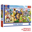PUZZLE 3X80 PSIA ZGRAJA TREFL