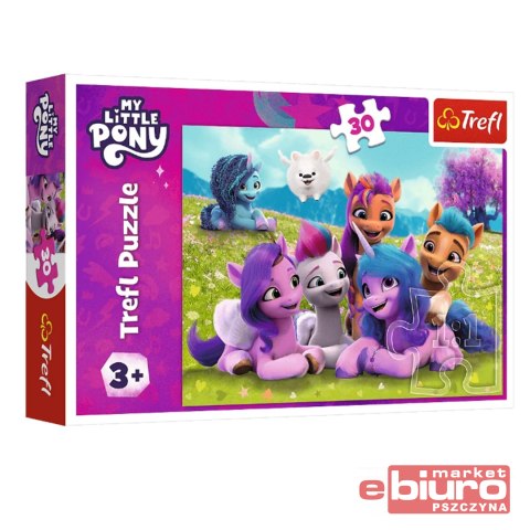 PUZZLE 30 PRZYJACIELSKIE KONIKI PONY 18299 TREFL