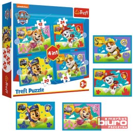 PUZZLE 4W1 BIEGNĄCE PIESKI 34628 TREFL