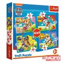 PUZZLE 4W1 BIEGNĄCE PIESKI 34628 TREFL