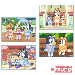 PUZZLE 4W1 BLUEY I JEGO ŚWIAT 34637 TREFL