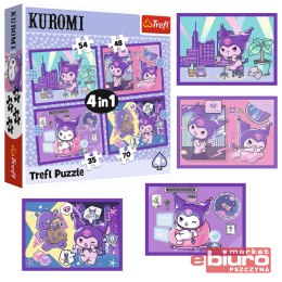 PUZZLE 4W1 DZIEŃ KUROMI 34676 TREFL